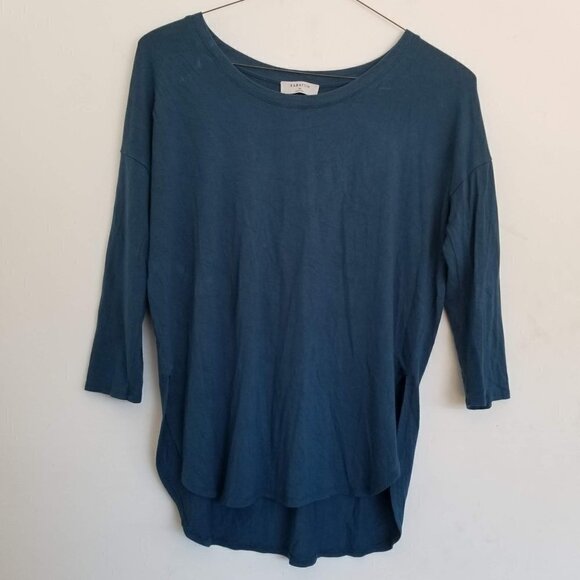 Aritzia Babaton Norris T-Shirt Top Teal Blue XS - Picture 3 of 11